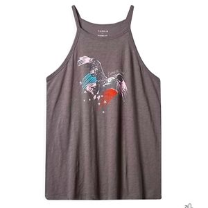 NEW! Torrid 1X Classic Fit Graphic Heritage Slub Hi Neck Tank Top NWT